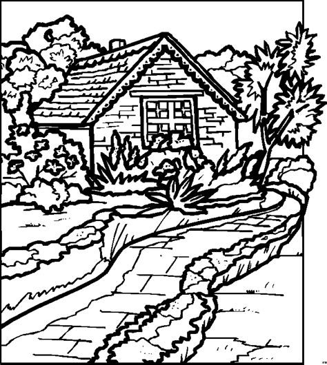 Disney Landscapes Coloring Pages