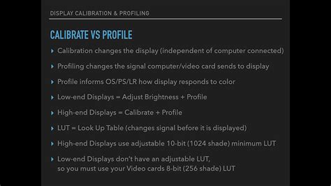 Display Profiling Process