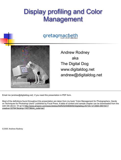 Display Profiling and Characterization