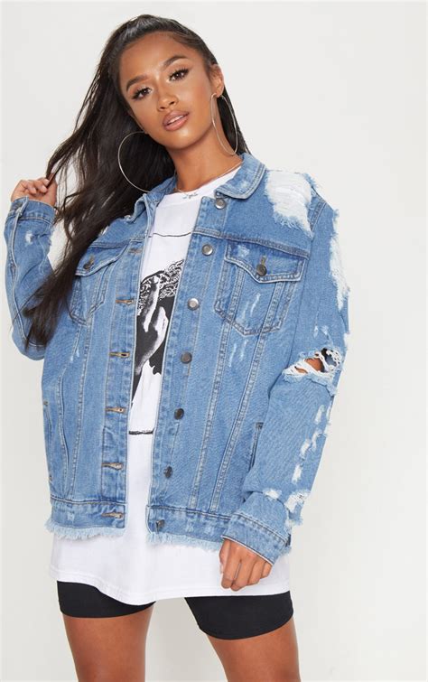 Distressed Denim Jacket