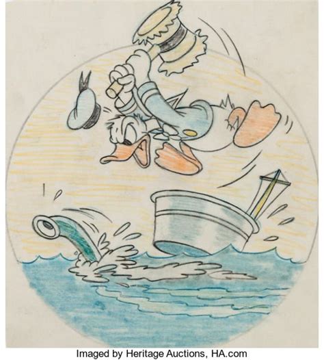 Donald Duck on the USS Duckworth