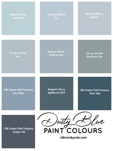 Moody and Atmospheric French Blue Color Palette