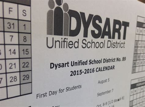 Dysart School Academic Calendar