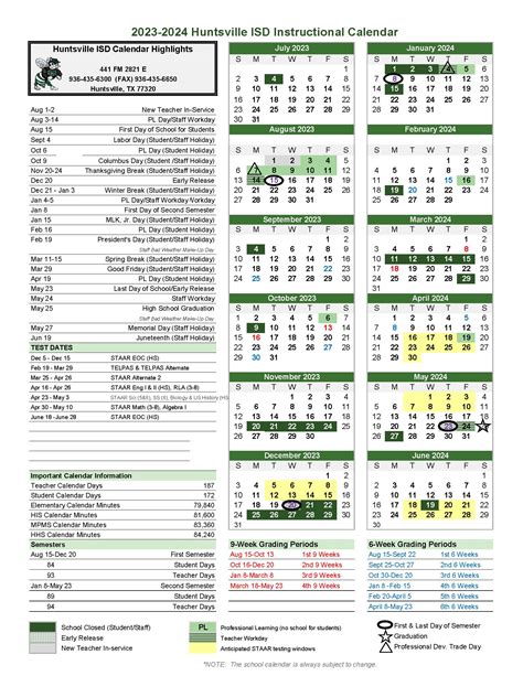 Eanes ISD Calendar 2025-2026