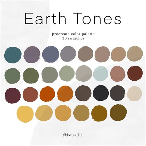 April Earthy Tones Color Palette