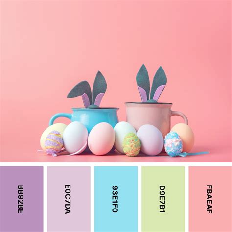 Pastel Paradise Easter Color Palette