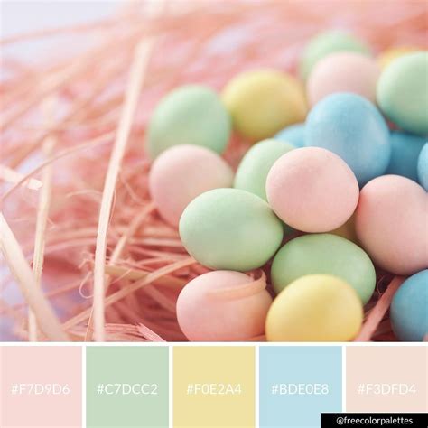 Soft and Sweet Easter Colors