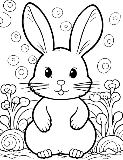 Easter Coloring Pages with Animals