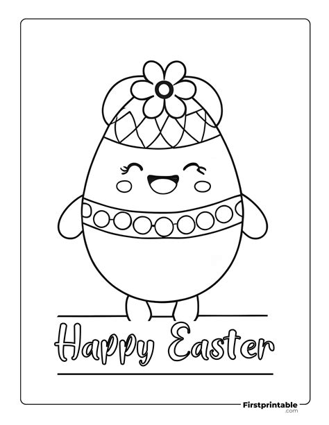 Easter Coloring Pages with Food