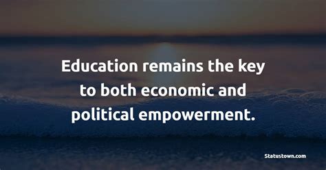 Education and Economic Empowerment