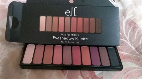 Elf Mad for Matte Eyeshadow Palette Formula