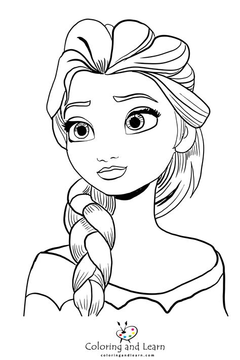 Elsa Coloring Page Community