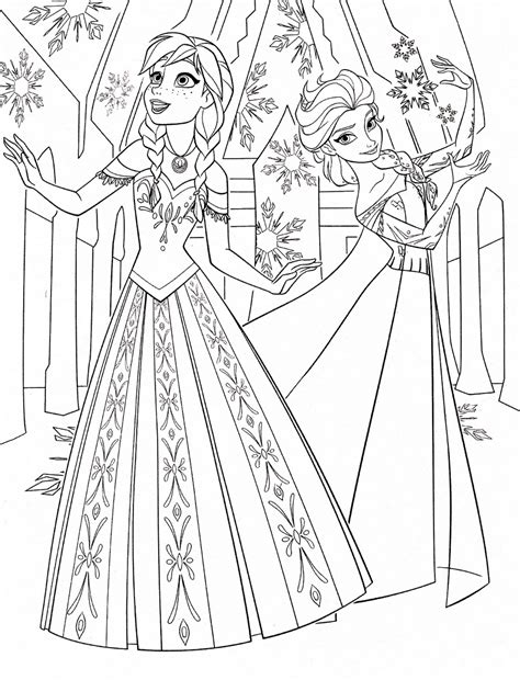 Elsa Coloring Page Image 3