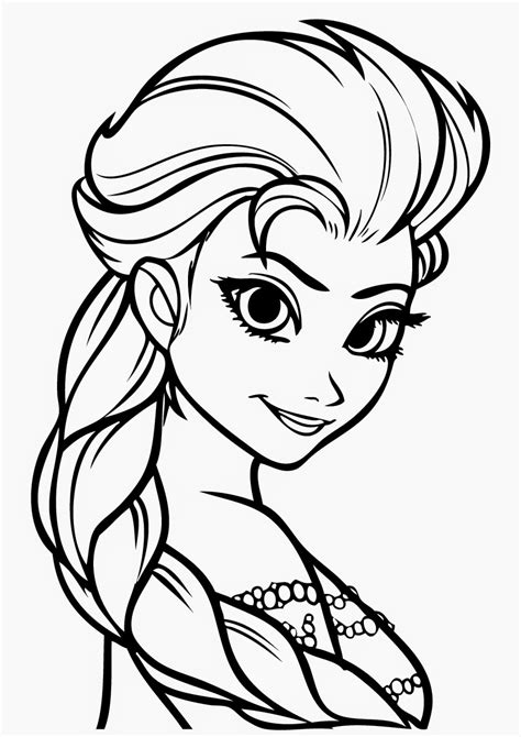 Elsa Coloring Page Image 4