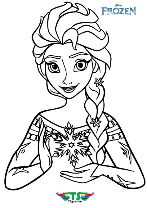 Elsa Coloring Page Image 7