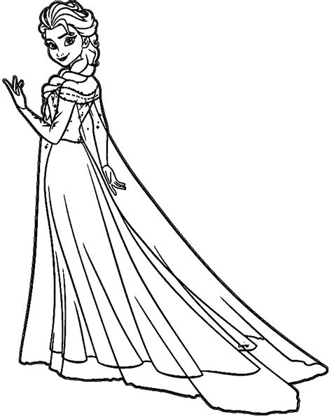 Elsa Coloring Page Image 8