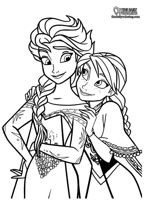 Elsa Coloring Page Image 9