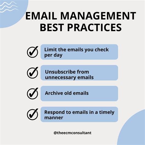 Email Management Tips