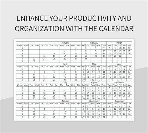 Enhancing Productivity with the Calendar