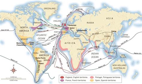 Illustration of European explorers arriving on Chinese James Island