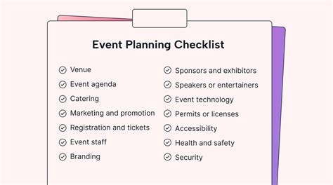 Event Planning