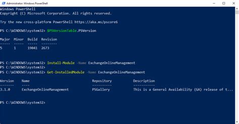 Exchange PowerShell Module