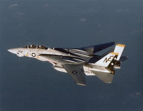 F-14 Tomcat on carrier deck