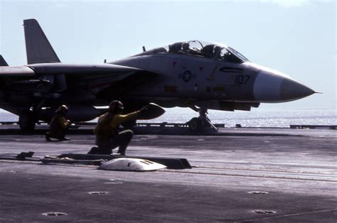 F-14 Tomcat on the ground