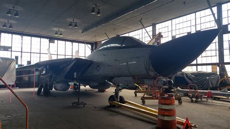 F-14 Tomcat In The Hangar