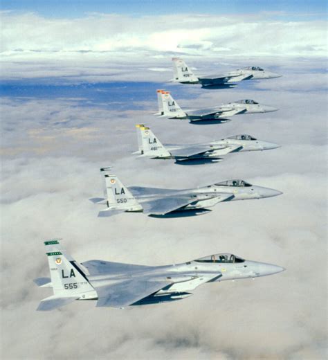 F-15 Eagle in Formation