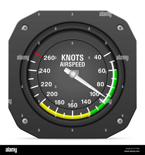 F-15SG Cockpit Airspeed Indicator