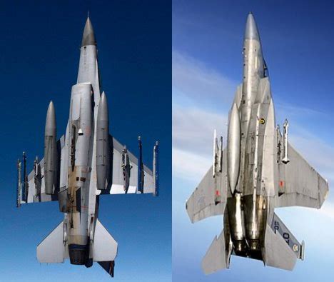 F-16 vs F-15