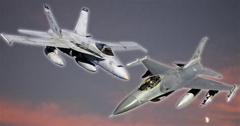 F-16 Vs F-18