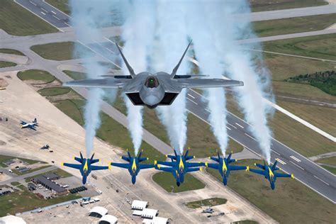 F-22 Blue Angels Partnership