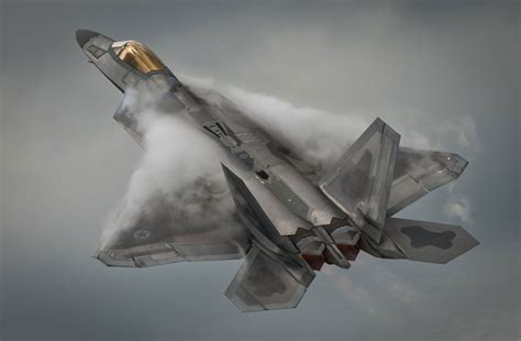 F-22 Raptor aerial wallpaper