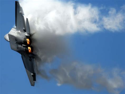 F-22 Raptor Inverted Flight