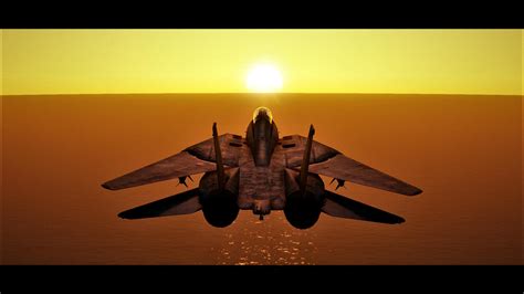 F-14 Tomcat Sunset