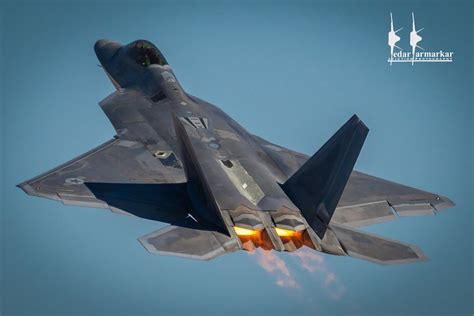 F-22 Raptor's afterburners