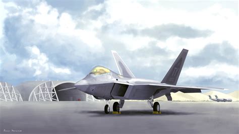 F-22 Raptor on the Ground