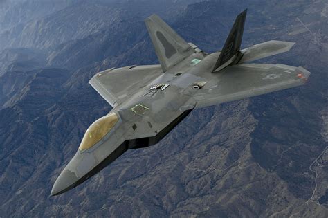 F22 Raptor in Flight