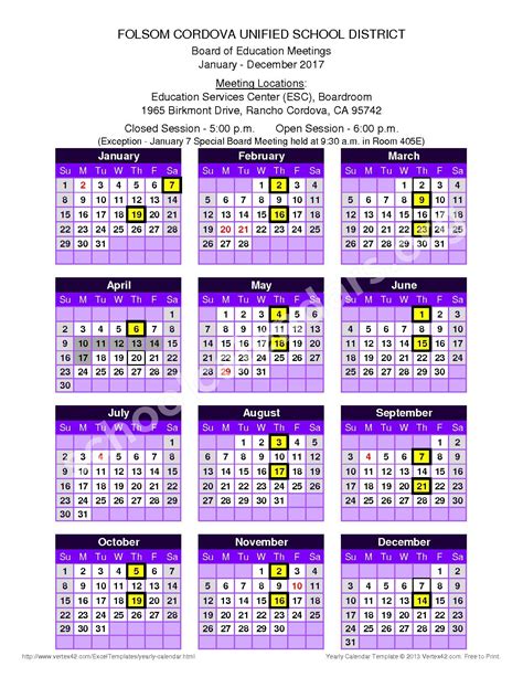 FcUSD School Calendar Image 10