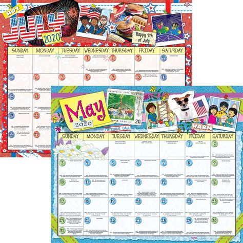 Features of Greenfield Intermediate Calendars Image