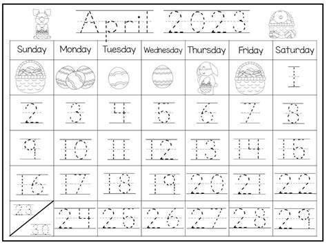 Features of Tracing Calendars