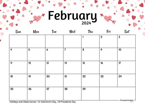 February Calendar Planner Printables Image 8