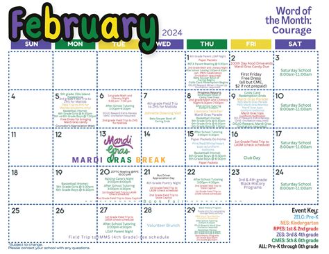 February Events and Activities Image