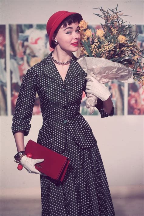 A vintage accessories advertisement featuring 1950s colors