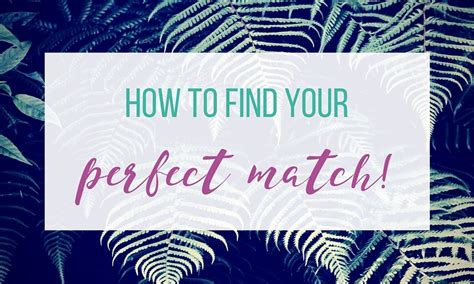 Finding your perfect foundation match