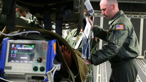 Flight Surgeon in the medical tent