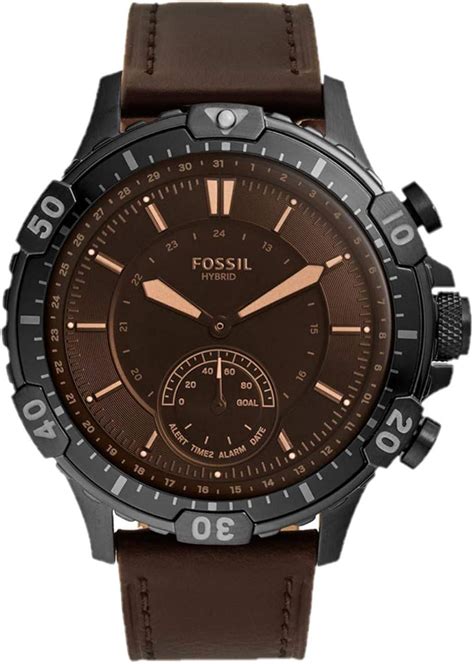 Fossil Watch with Hybrid Strap