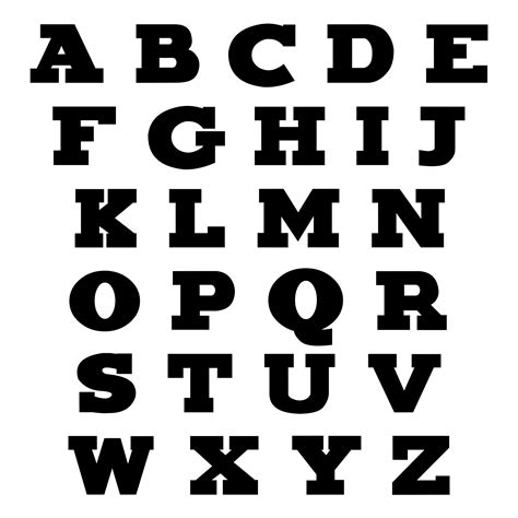 Free Alphabet Letters Font